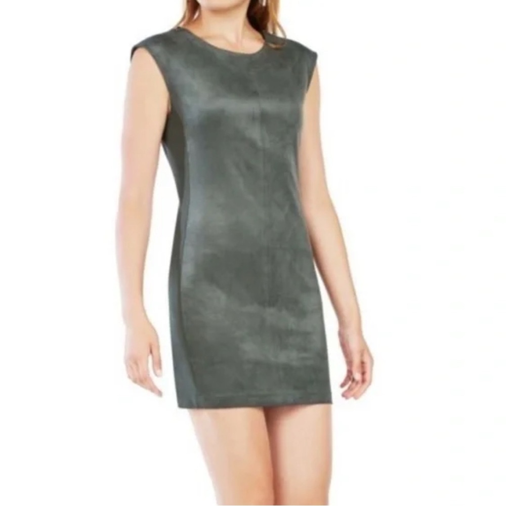 Olive Green Sleeveless Dress - Picture 5 of 5